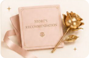 Pink velvet GoldRose gift box with a gold rose